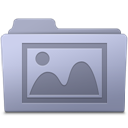 Photo Folder Lavender icon